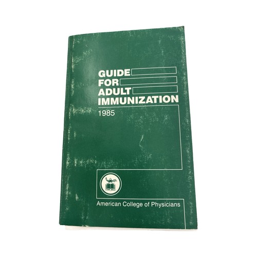 Guide for adult immunization - guide,