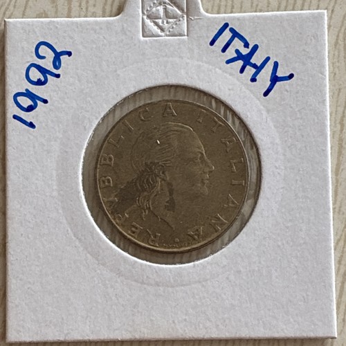 Moneta 200 lire italia - moneta,