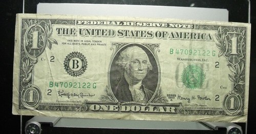 Banconota usa dollaro serie - usa, 1
