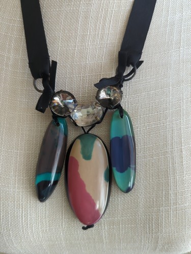 Collana con nastro marni - collana,
