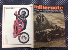 FASCICOLO MILLERUOTE ENCICLOPEDIA DELL'AUTOMOBILE QUATTRORUOTE/DE AGOSTINI 110