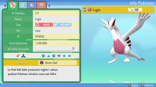 Lugia shiny 6iv - lugia,