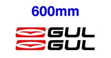 Adesivo decalcomania GRANDE GUL catamarano vela yachting barca vela scafo 600mm / 60cm