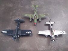 Die cast 1/72 Aereo North American P-51 Mustang + Me 262 + Vought F4U Corsair