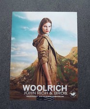 H674 - Advertising Pubblicità -2013- WOOLRICH , JOHN RICH & BROS.