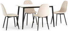 Set Tavolo Da Pranzo E 4 Sedie