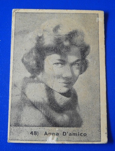 Figurina card cartolina attori - figurina,
