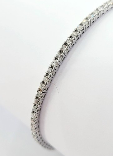 Bracciale tennis oro - oro, bianco