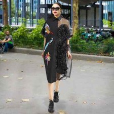 Elegante maxi abito vestito