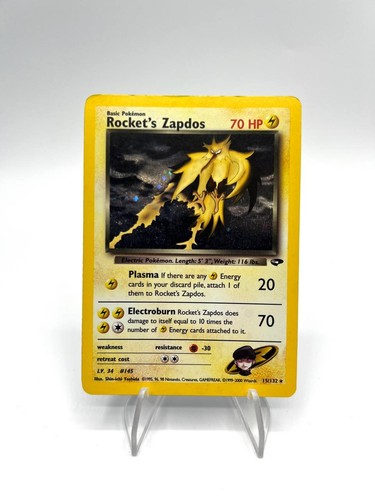 Carta pokemon rocket zapdos - carta,