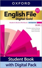ENGLISH FILE HUB GOLD B1+/B2 - STUDENT'S BOOK + WORKBOOK + KEY + EN CHECK  -