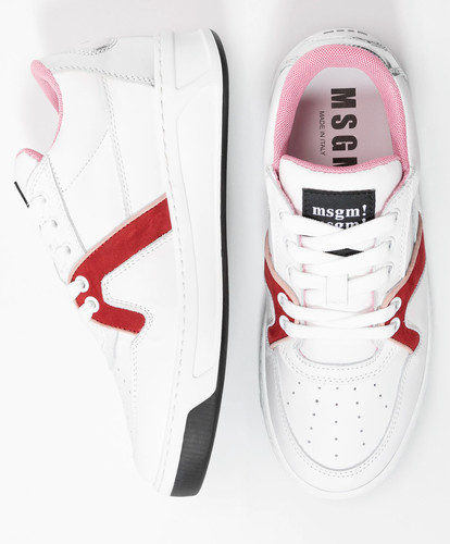 Msgm scarpe sneakers pelle - scarpe,