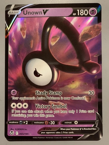 Pokemon unown silver tempest - v,