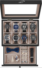 Porta Orologi a 8 Scomparti