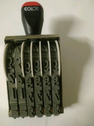 Colop timbro numeratore - colop, data