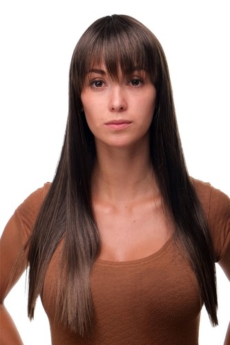 Parrucca donna nera - nera, marrone