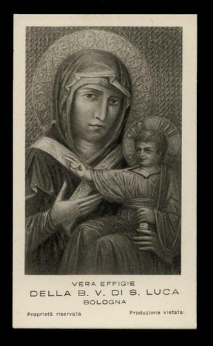 Santino holy card madonna - card, di