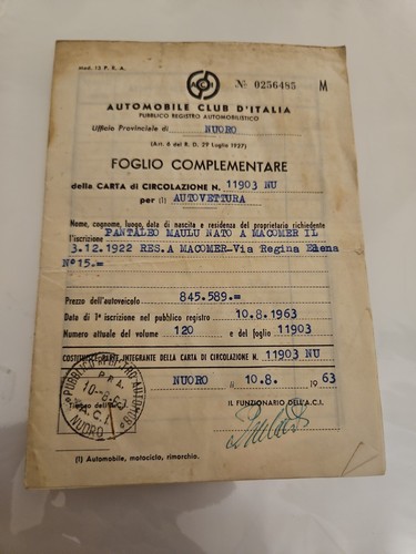 Vintage foglio - ,