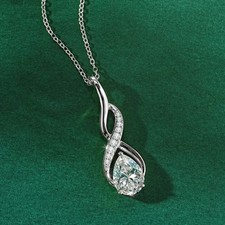 Collana infinito pera argento