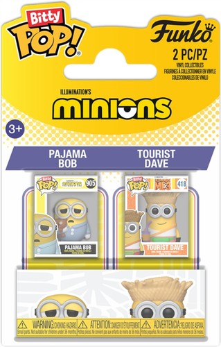 Minions funko pop bitty - pop!,
