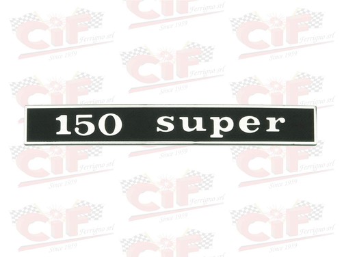 Targhetta 150 super per parte - targhetta,