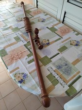 BASTONE TENDA LEGNO 160 CM CILIEGIO AD ANELLI COMPLETO DA INTERNO