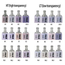 5 pezzi C14 Emax vetro dentale ceramica litio dislicato CAD/CAM blocchi Cerec LT/HT