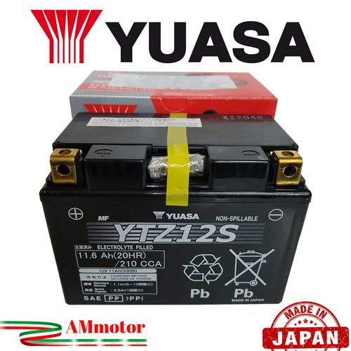 Batteria yuasa ytz12s yamaha - batteria,