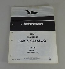 Catalogo Parti OMC Johnson Fuoribordo 40 CV Modelli Del 1965