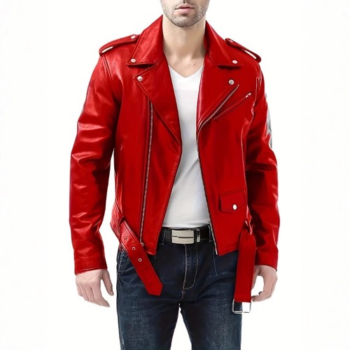 Giacca moto pelle pu per - da,