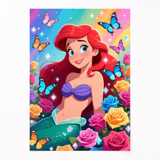 Poster A4 Principessa Ariel