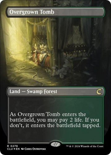 Overgrown tomb - overgrown, (borderless)