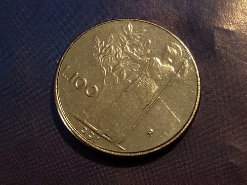 Monete 100 lire - 100,