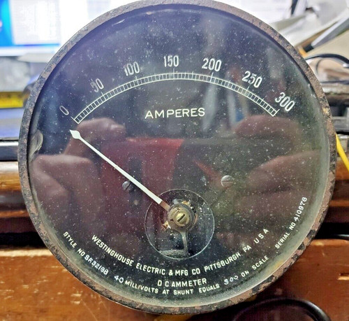 Antico amperometro contatore - amperometro,