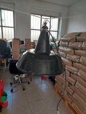 Lampada lampadario industriale vitage originale d'epoca Modernariato 