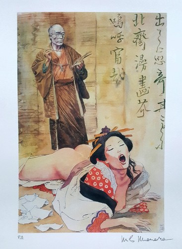 Stampa artistica milo manara - milo,