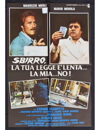 Manifesto sbirro tua - manifesto, legge