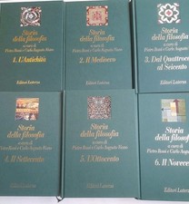 STORIA DELLA FILOSOFIA A CURA DI PIETRO ROSSI E CARLO AUGUSTO VIANO 6 VOLUMI 