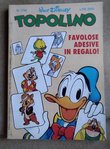 Topolino 1792 del 4 1990 - topolino, n.