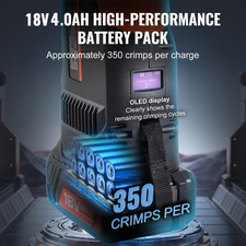 Pinza Pressa Idraulica a Batteria Uimoso 32Kn Pinza Crimpatrice per Tubi M15 ...