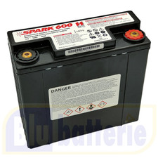 BATTERIA SPARK 600 AGM PIOMBO PURO ALTO SPUNTO 12V 16AH 680A BOOSTER AVVIAMENTO