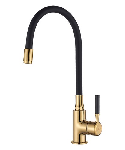 Rubinetto cucina nero oro - rubinetto,