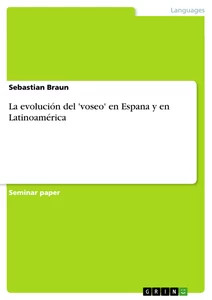Evolución del voseo en - del,