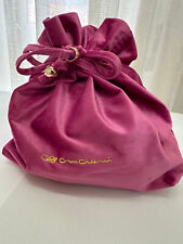 Borsa velluto Cruciani by Matis Fuxia  interno Blu