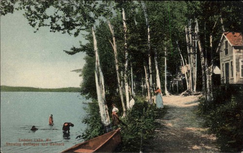 Embden lake maine - lake,
