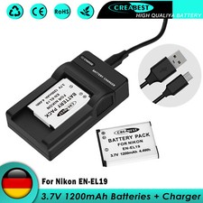 2x EN-EL19 batteria +