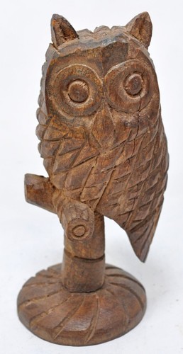 Vintage legno civetta - legno,