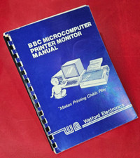 Manuale Per Watford BBC Micro Stampante Monitor ROM Acorn