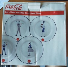 Coca cola 4 PIATTI AT THE MOVIES COCA-COLA COKE - con scatola