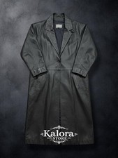 Cappotto lungo in pelle